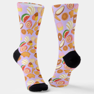 Delicious Mexican Pan Dulce Sweet Bread Socks