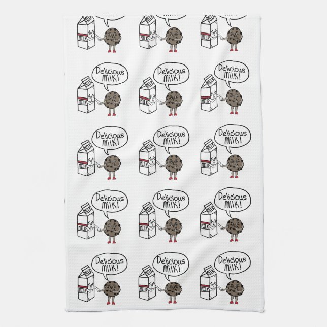 Delicious Milk Kitchen Towel (Vertical)