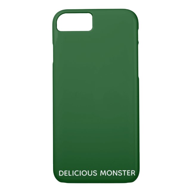 Delicious Monster green colour name Case-Mate iPhone Case (Back)