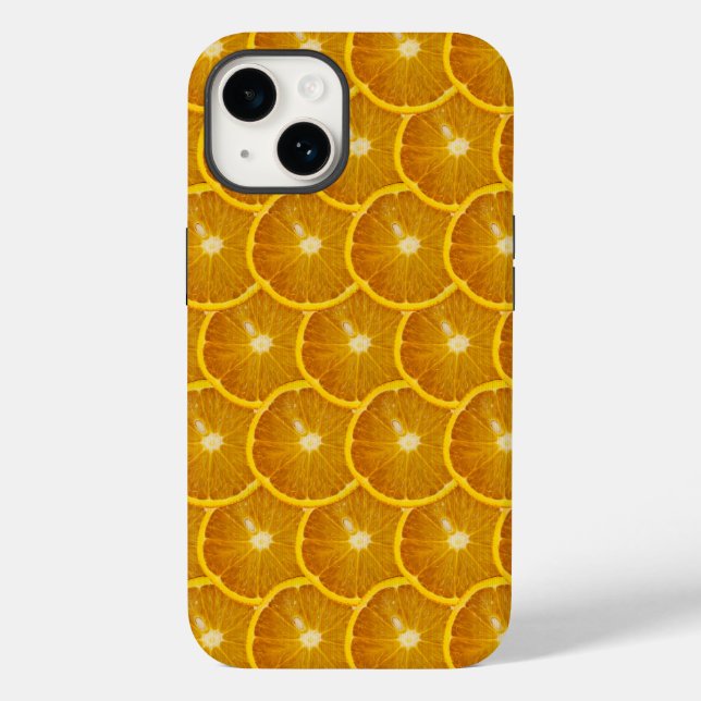 DELICIOUS ORANGE SLICE Case-Mate iPhone CASE (Back)