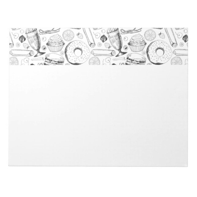 Delicious pattern notepad (Front)