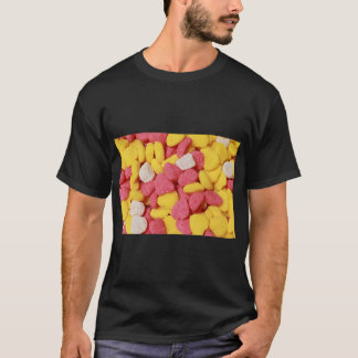 Delicious Pink &_ Yellow Candy T-Shirt