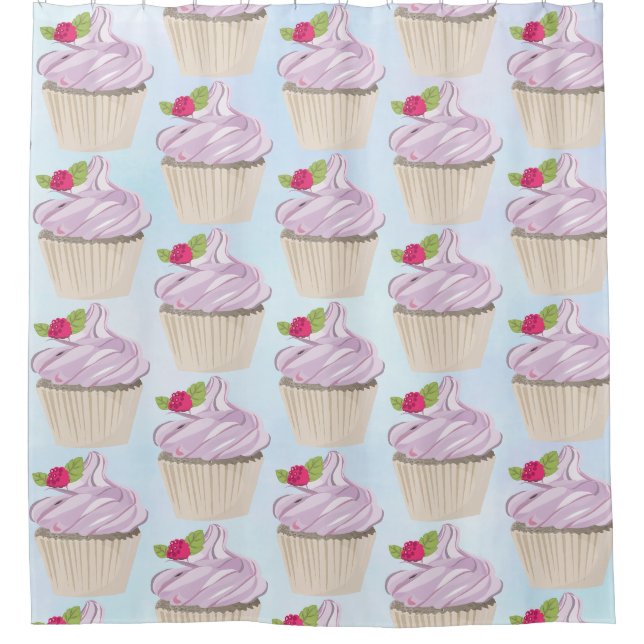 Delicious Pink Cupcake Berry on Top (Front)