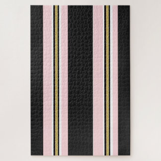 Delicious Pink White Gold Black Puzzles 