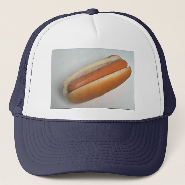 Delicious Plain hot dog Trucker Hat (Front)