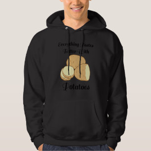 Delicious Potatoes Ironic Quote Hobby Chef Cooking Hoodie