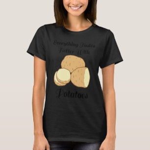 Delicious Potatoes Ironic Quote Hobby Chef Cooking T-Shirt