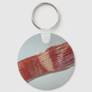 Delicious Raw bacon Keychain