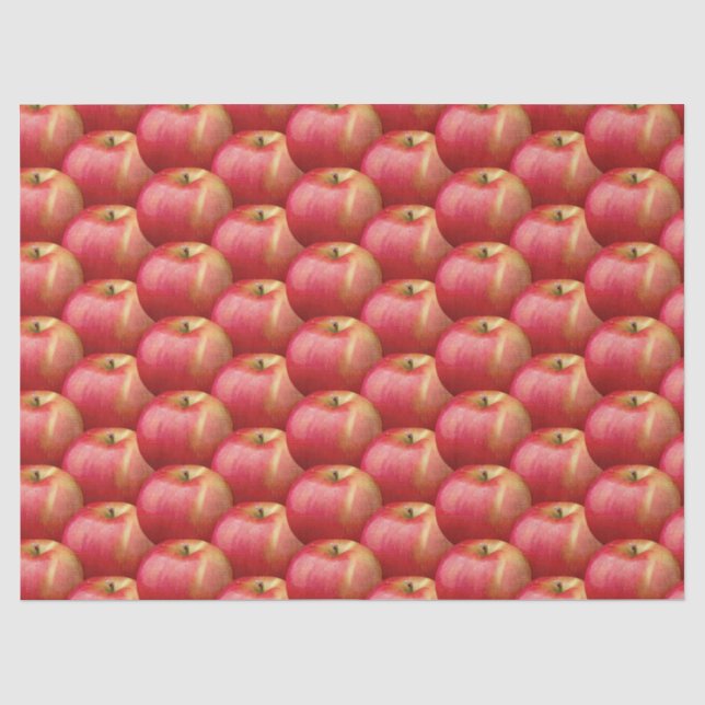 DELICIOUS RED APPLES TISSUE PAPER (Front)