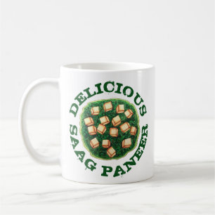 Delicious Saag Paneer Vegetarian Indian Cuisine Coffee Mug