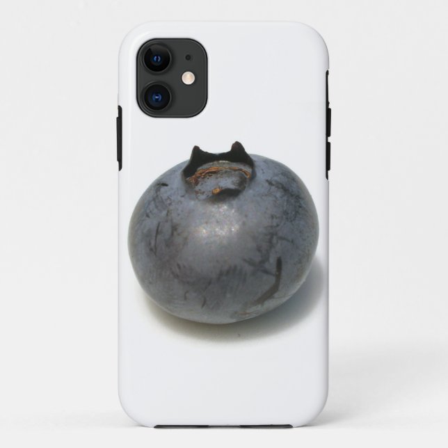 Delicious Single Blueberry Fruit Case-Mate iPhone Case (Back)