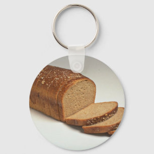 Delicious Sliced wheat bread Keychain