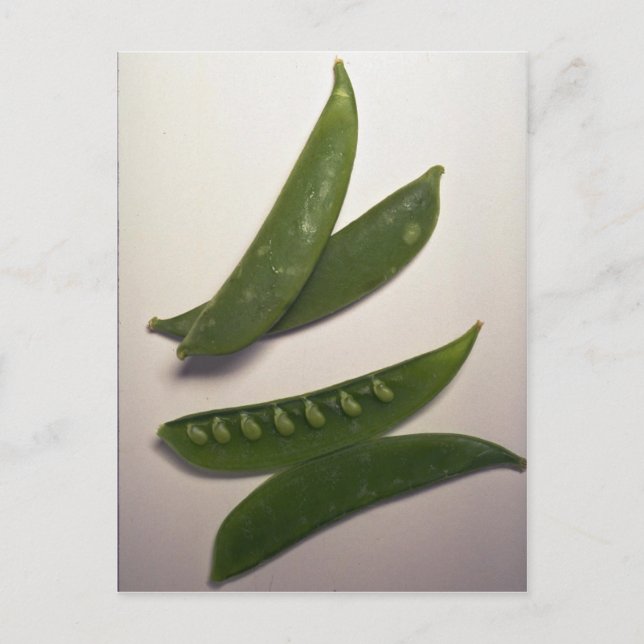 Delicious Snow peas Postcard (Front)