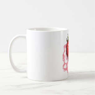 'delicious strawberry' mug
