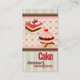 Delicious Sweetness Bakery Business Card