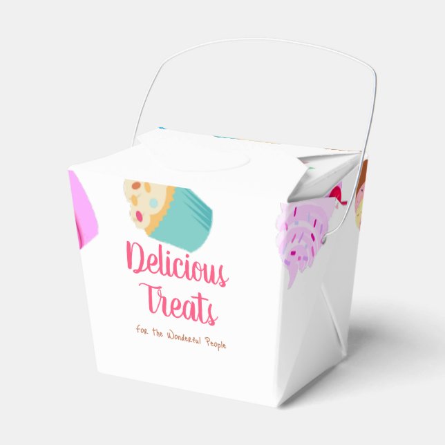 Delicious Treats Favor Box (Front Side)