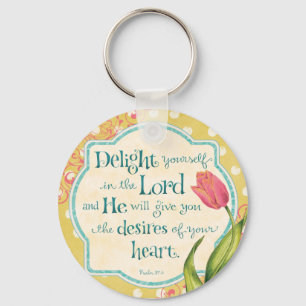 Delight in the Lord Keychain