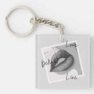 Delight Love Live Lips Keychain