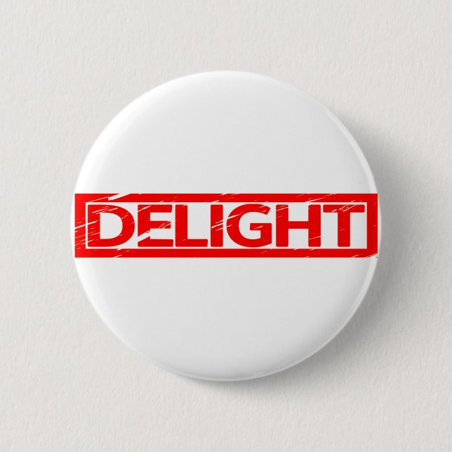 Delight Stamp 2 Inch Round Button (Front)