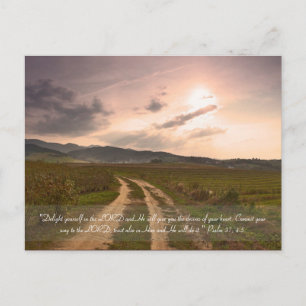 "Delight yourself..." - Postcard