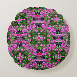 Delighted Carnations..... Round Pillow