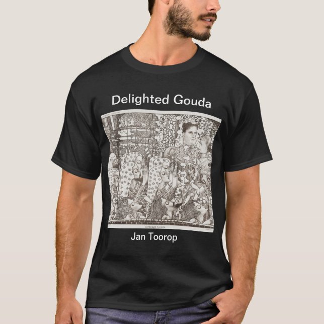 Delighted Gouda Jan Toorop Art Nouveau T-Shirt (Front)
