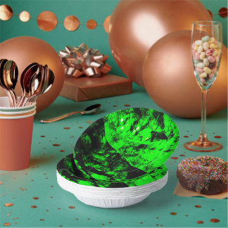 Delighted green dark bowl,Sweet dark green texture Paper Plate
