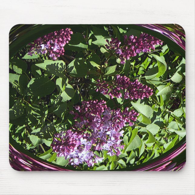 Delighted Lilacs... Mouse Pad (Front)