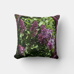 Delighted Lilacs... Throw Pillow