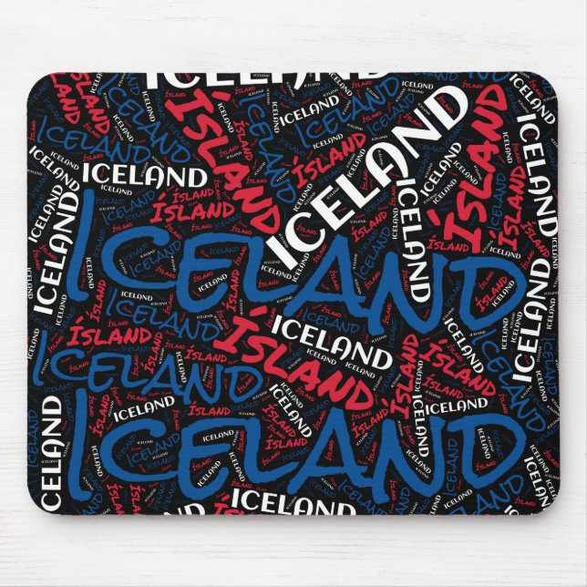 Delightful Andorra Flag Colors Patriotic Mouse Pad (Front)