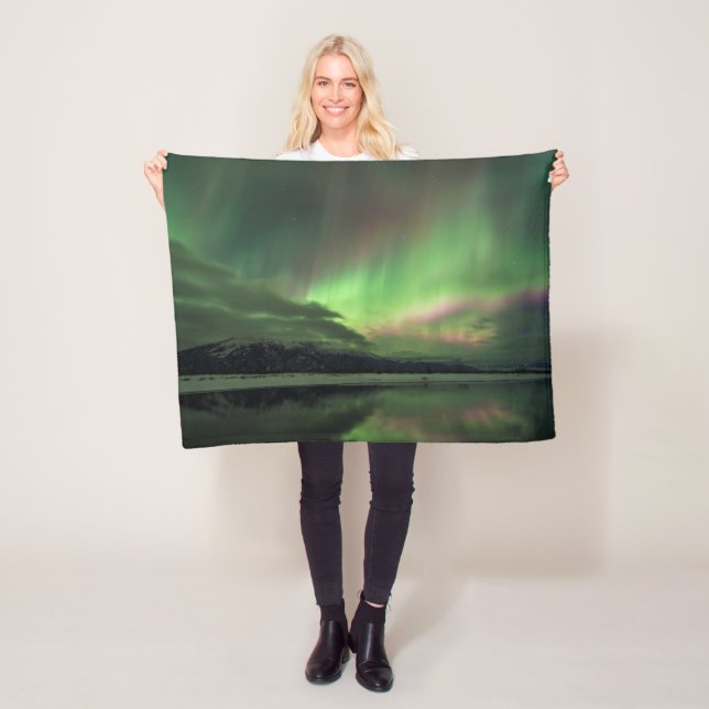 Delightful Aurora Fleece Blanket (In Situ)