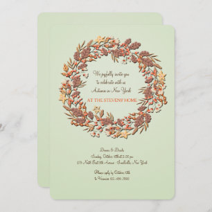 Delightful Autumn Invitation