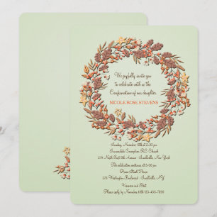 Delightful Autumn Invitation