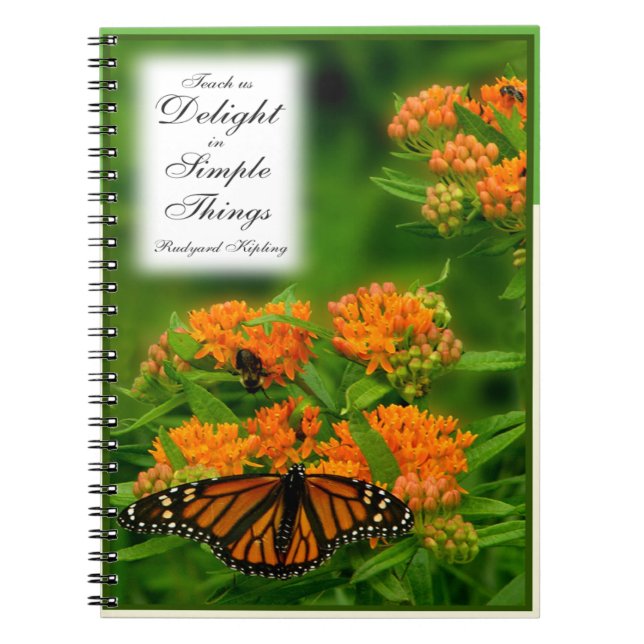 Delightful Butterfly Notebook (Front)