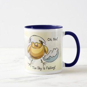 Delightful Chicken Little The Sky Is Falling Mug