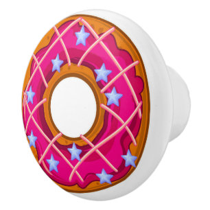 Delightful Decadent Doughnut / Doughnut Ceramic Knob