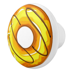 Delightful Decadent Doughnut / Doughnut Ceramic Knob