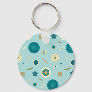 Delightful Diatoms Keychain