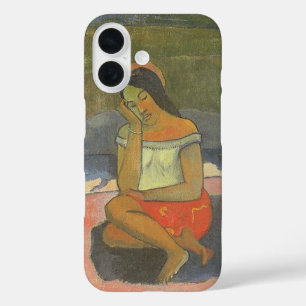 Delightful Drowsiness by Paul Gauguin, Vintage Art iPhone 16 Case