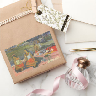 Delightful Drowsiness by Paul Gauguin, Vintage Art Sticker