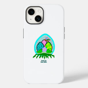 Delightful Easter Eggs Apple iPhone 14 Case