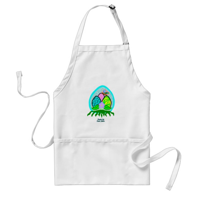 Delightful Easter Eggs Apron (Front)