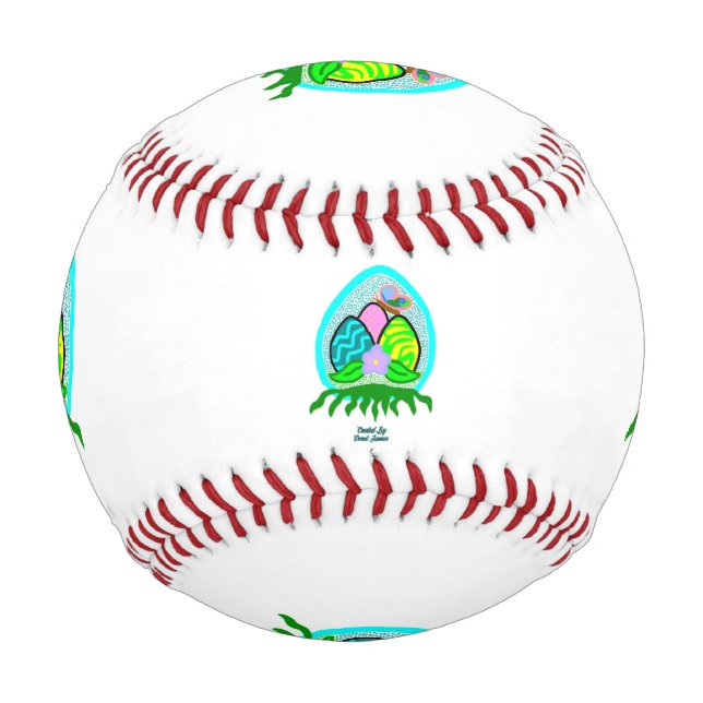 Delightful Easter Eggs Baseball (Front)