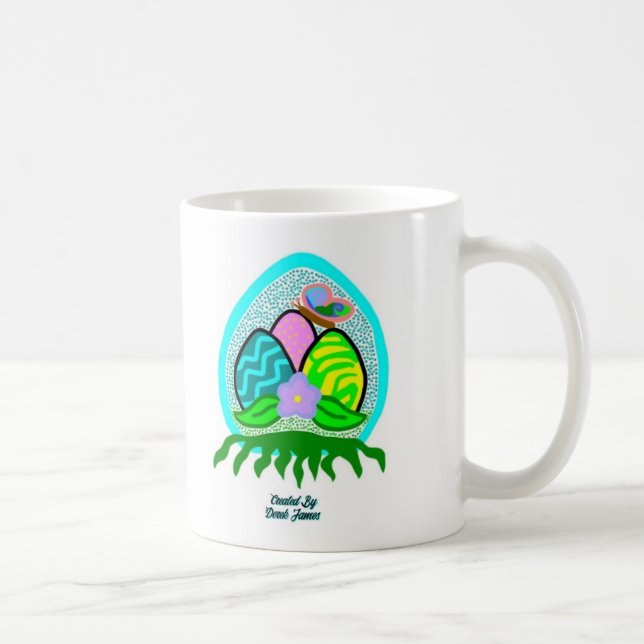 Delightful Easter Eggs Coffee Mug (Right)