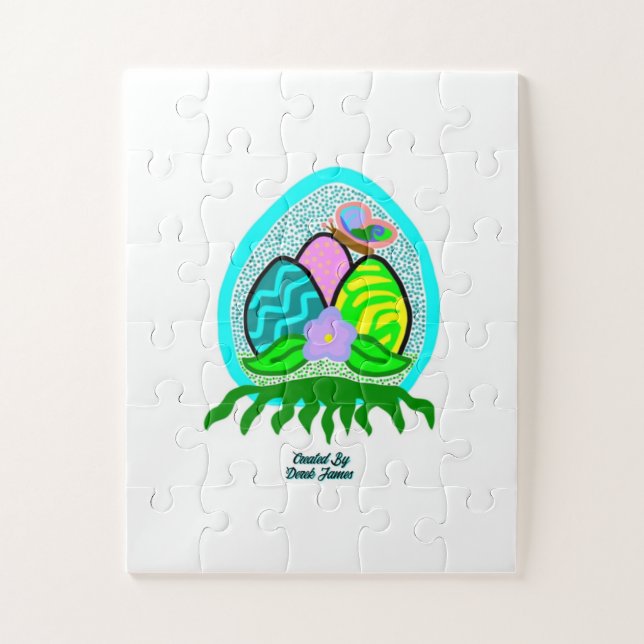 Delightful Easter Eggs Puzzle 30 Oversized Pieces (Vertical)