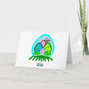 Delightful Easter Eggs Standard Greeting Card