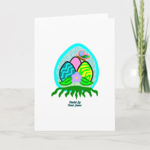 Delightful Easter Eggs Standard Greeting Card