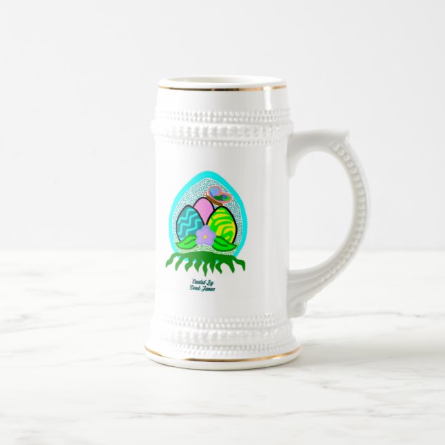 Delightful Easter Eggs Stein Mug (Right)