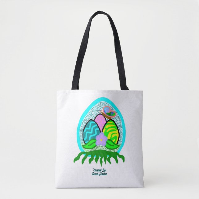 Delightful Easter Eggs Tote Bag (Front)