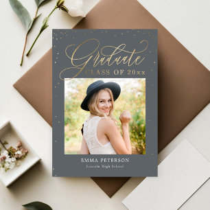 Delightful EDITABLE COLOR Graduation Invitation